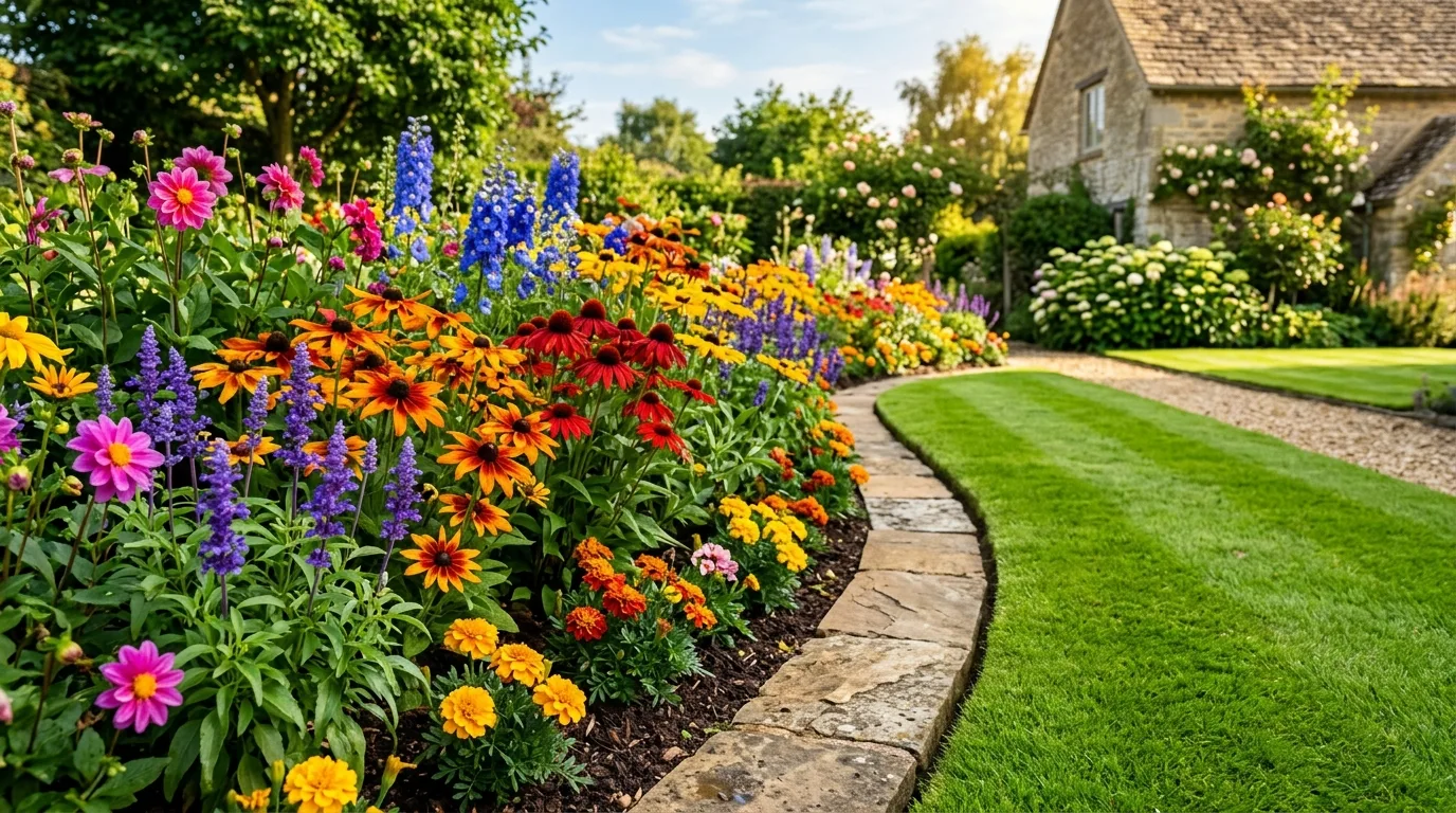 Colorful Bed With Clean Edge